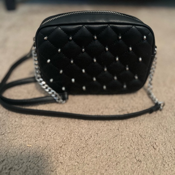 Rebecca Minkoff Black Quilted Crossbody Bag - Picture 1 of 3